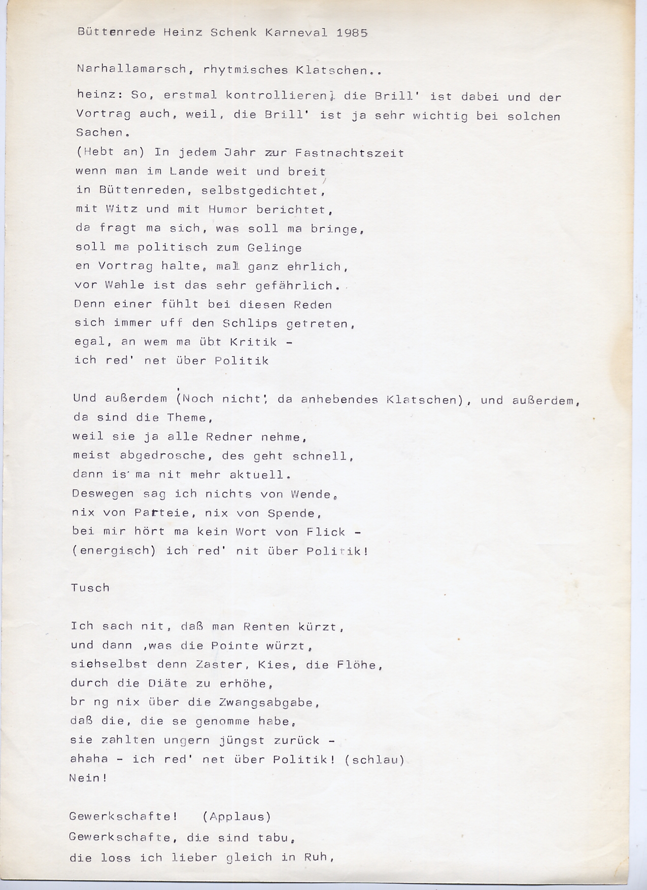 BÜTTENREDE KOSTENLOS HERUNTERLADEN